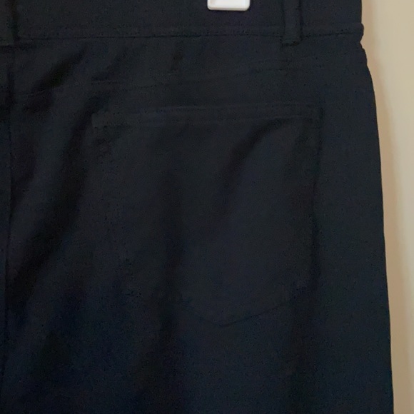 Lands End Black Pull On Pants 18 - Picture 6 of 10